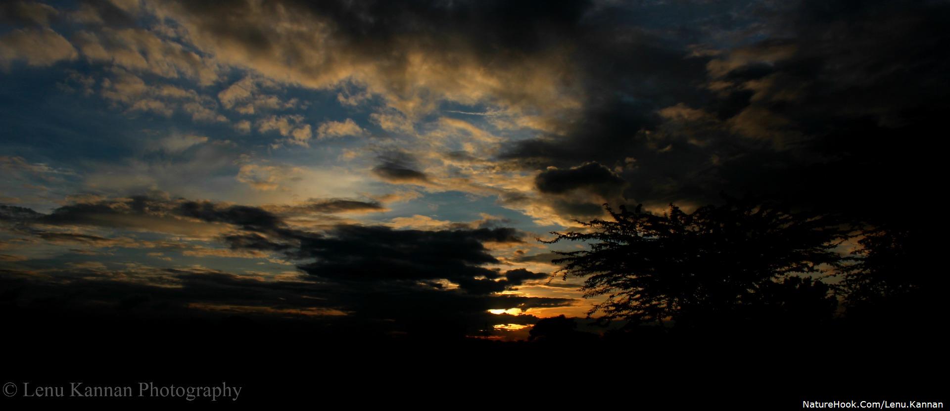 sunset/clouds/cloudyevening