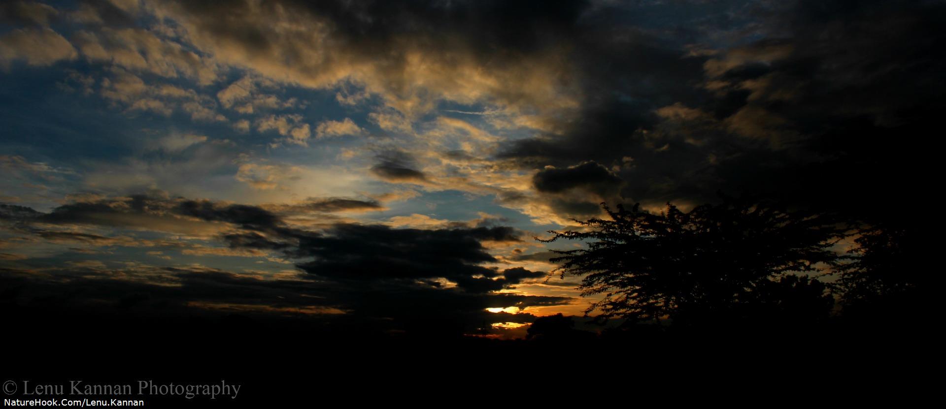 sunset/clouds/cloudyevening